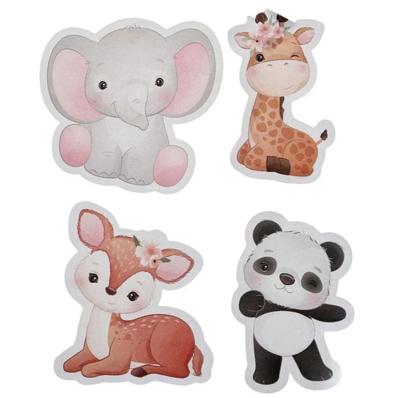 Explorer Animals Birthday Party Sticker Sheet, 16 Count