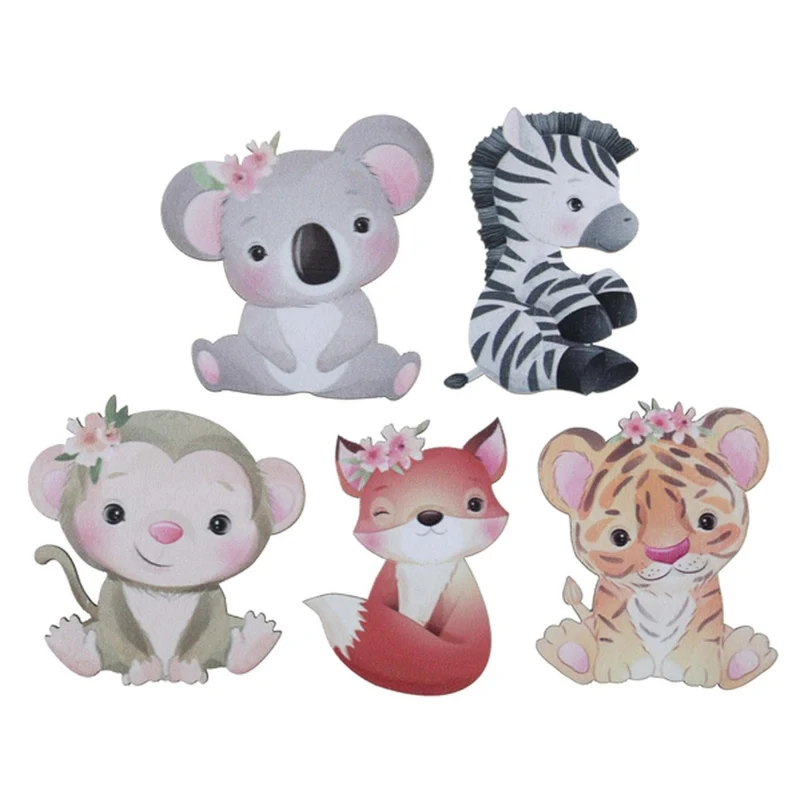Explorer Animals Birthday Party Paper Table Scatter, 10 Count