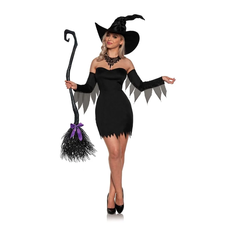 Bewitching Costume for Adults, Black Minidress