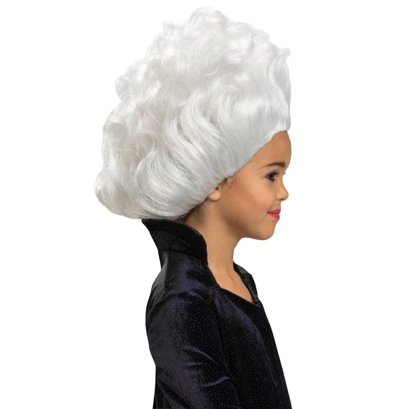 Disney Little Mermaid Ursula Wig for Kids, White Wig