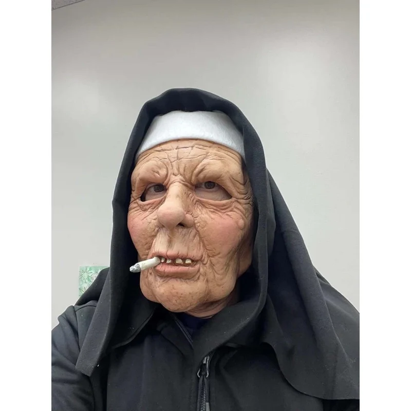 Nasty Habit A Nun Gone Bad Mask for Adults, 1 Count