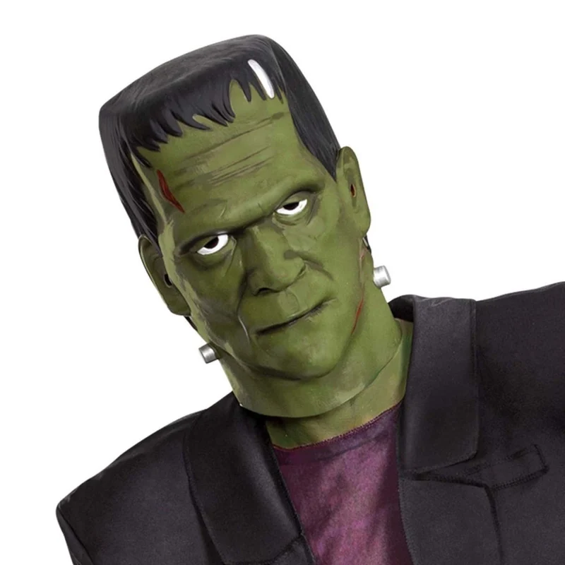 Frankenstein Deluxe Costume for Adults, Black Jacket with Purple Shirt
