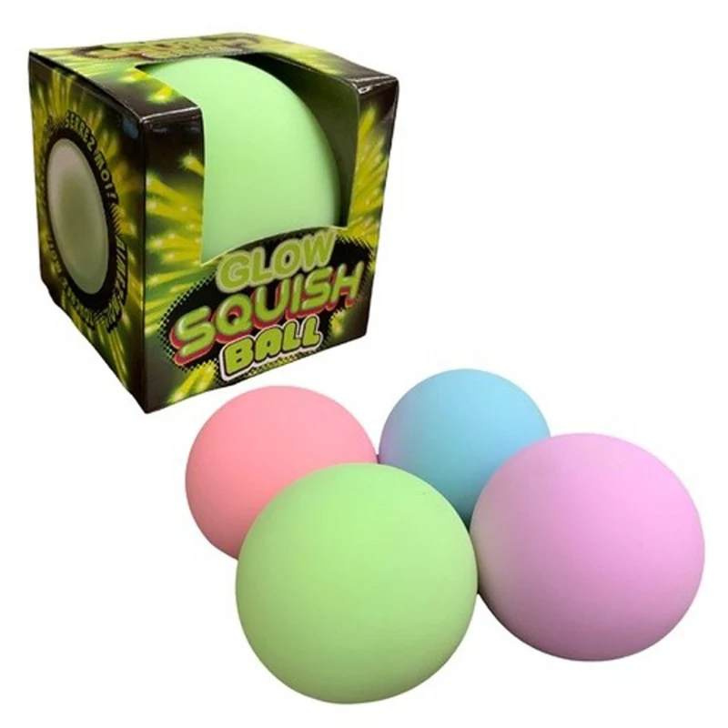 Glow in the Dark Dough Ball, Assortment, 1 count