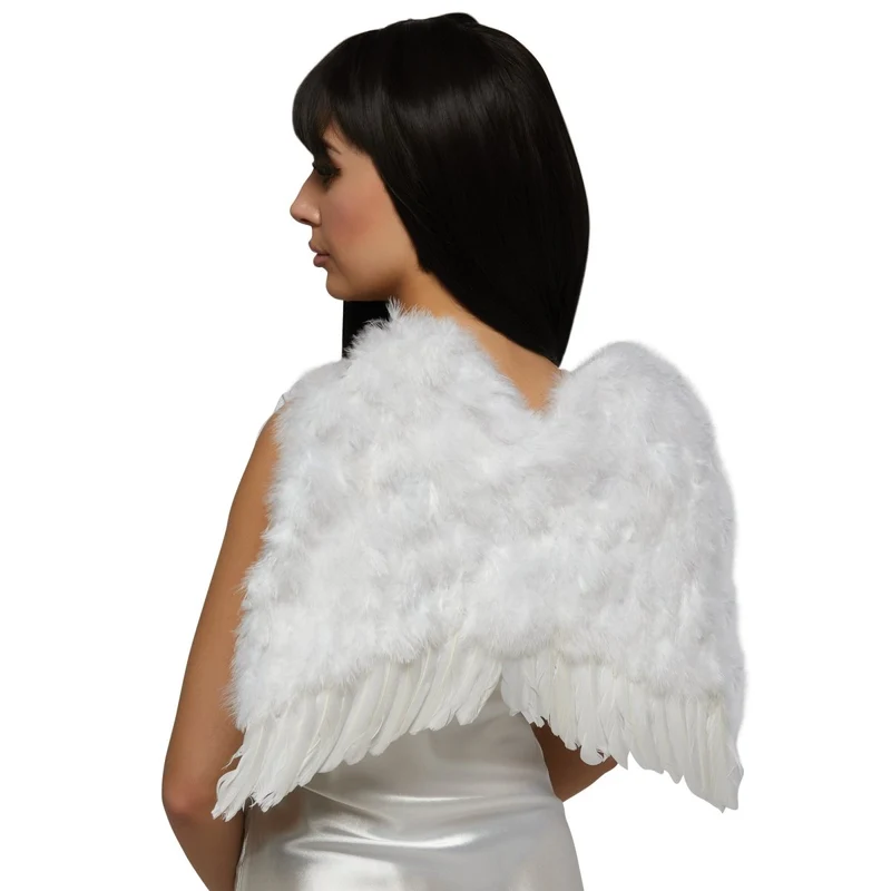 White Feather Wings for Adults, 22 Inches, 1 Count