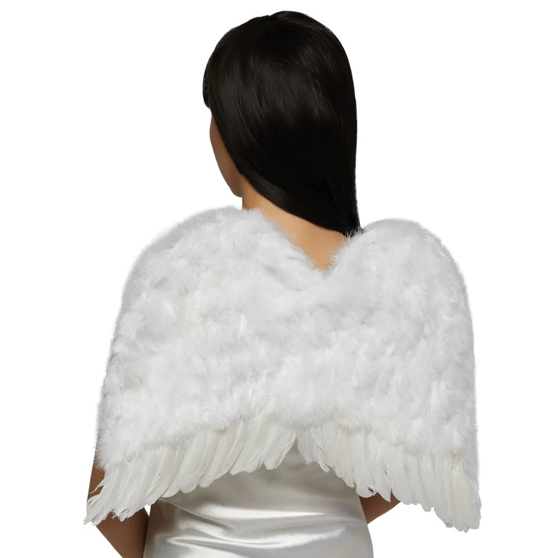 White Feather Wings for Adults, 22 Inches, 1 Count