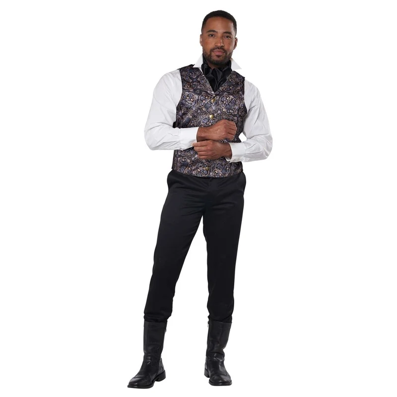 Bridgerton Grey Regency Coat Vest Set for Adults