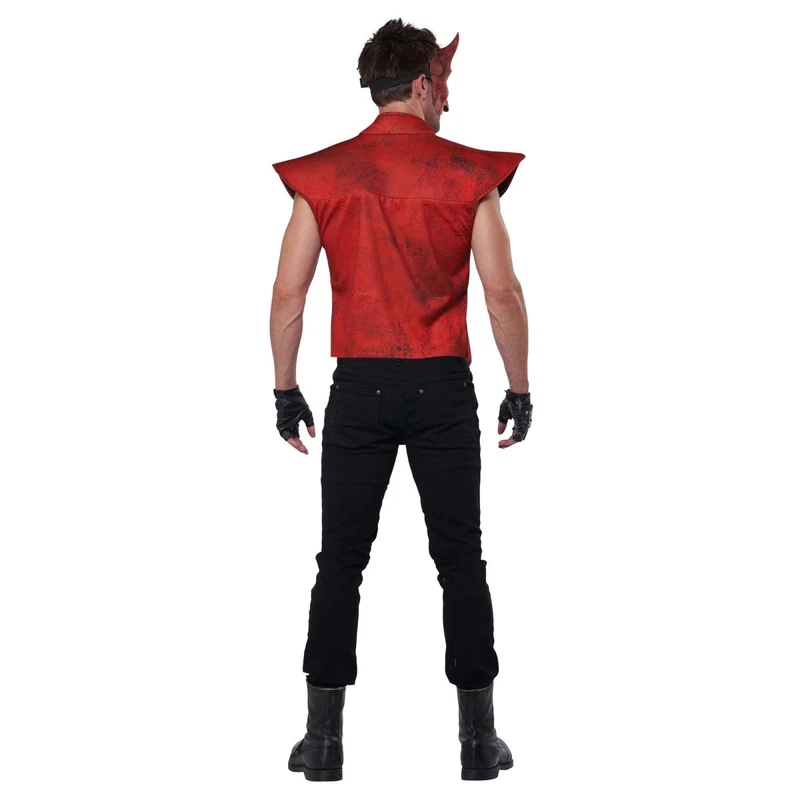 Hot as Hell Devil Costume for Adults, Red Cape