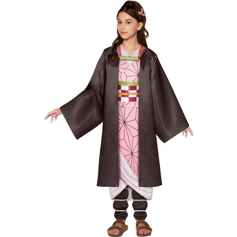 Nezuko Costume for Kids, Kimono dress