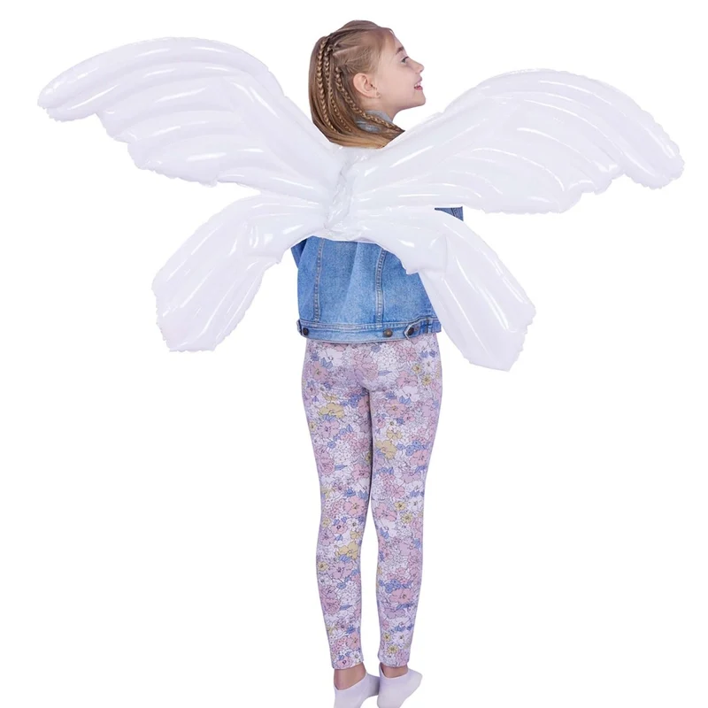 White Macaroon Butterfly Balloon Wings, 1 Count