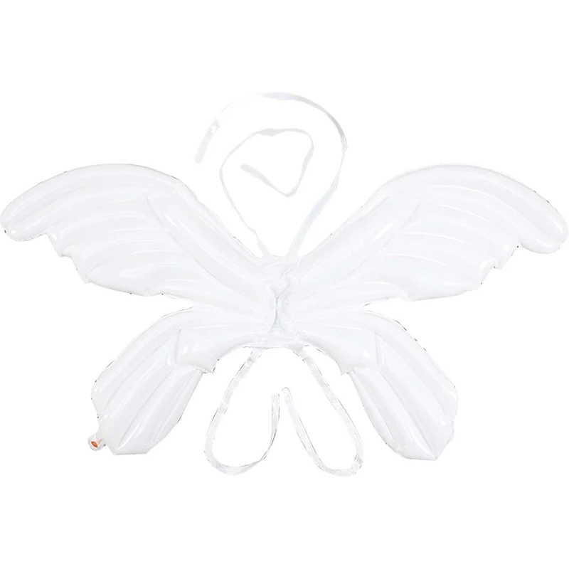 White Macaroon Butterfly Balloon Wings, 1 Count