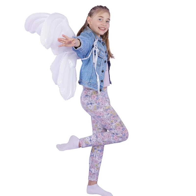 White Macaroon Butterfly Balloon Wings, 1 Count