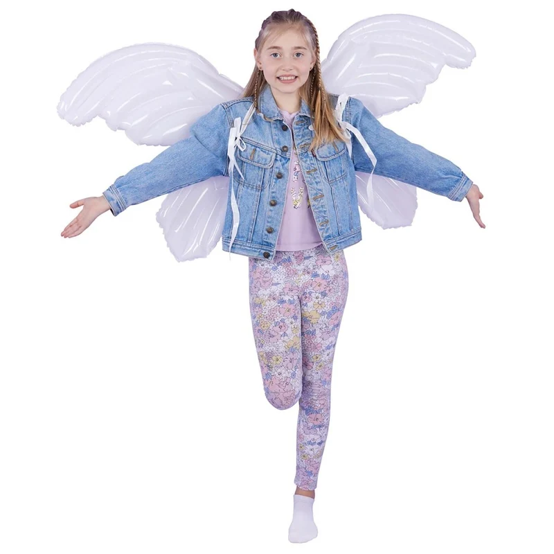 White Macaroon Butterfly Balloon Wings, 1 Count