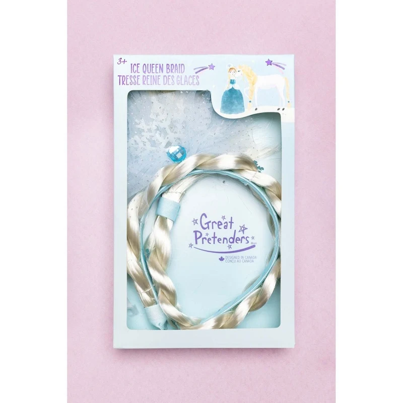 Ice Queen Princess Blonde Hair Braid, 1 Count