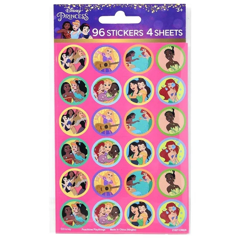 Disney Princess Sticker Sheets, 4 sheets, 1 count