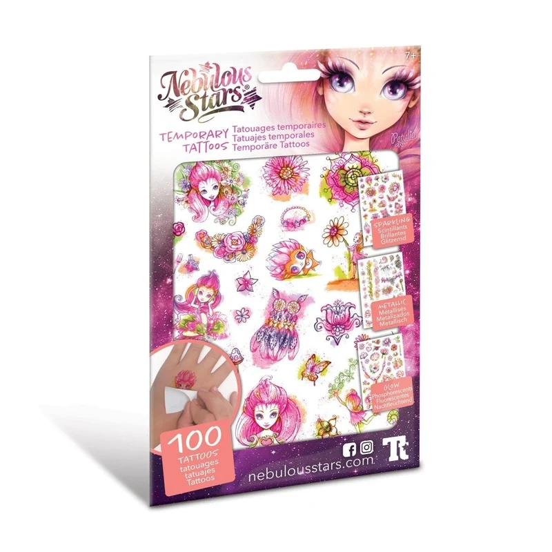 Nebulous Stars Temporary Tattoos, Assortment, 1 Count