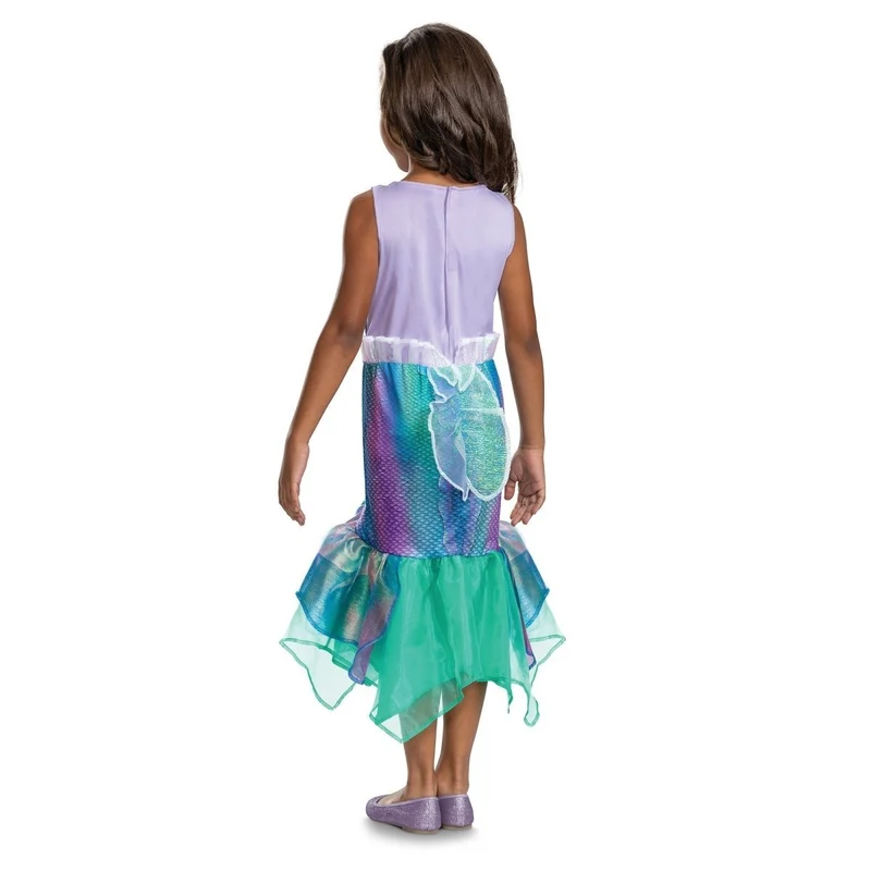 Disney Little Mermaid Ariel Classic Dress Costume for Kids, Mermaid Dress