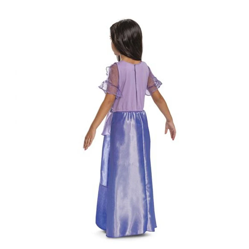Disney Encanto Isabela Classic Dress Costume for Kids, Purple Floral Dress