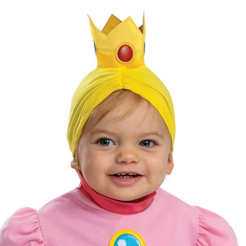 Nintendo Super Mario Bros Princess Peach Dress Costume for Babies, Pink Dress and Bloomers