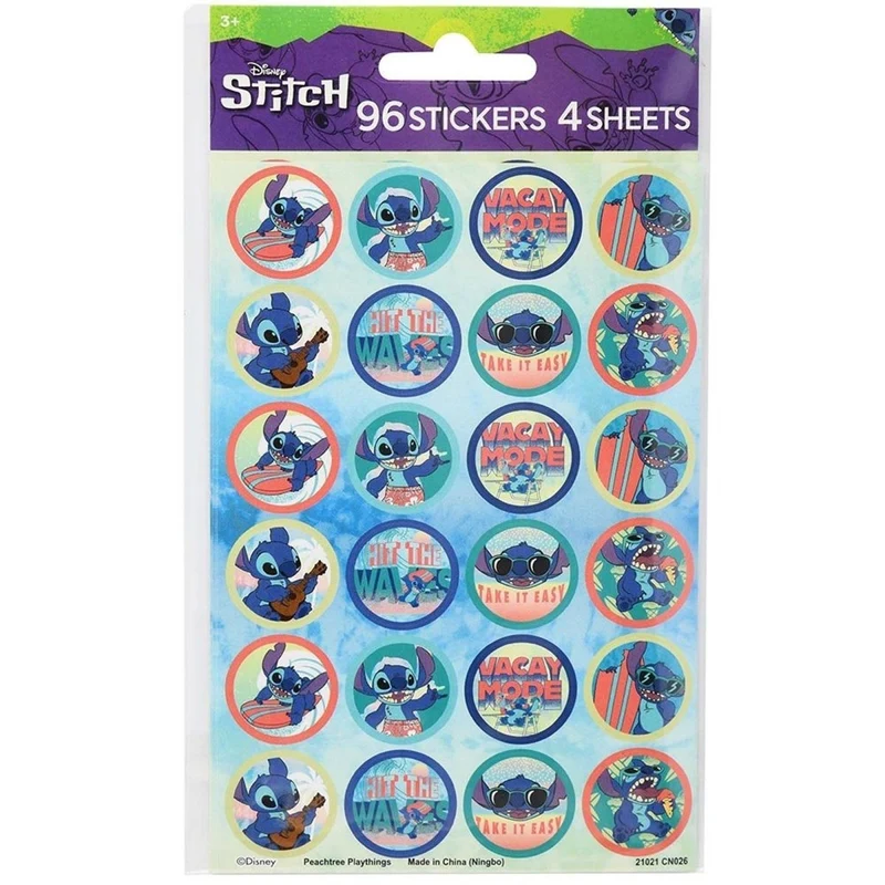 Lilo and Stitch Sticker Sheets, 4 sheets, 1 count