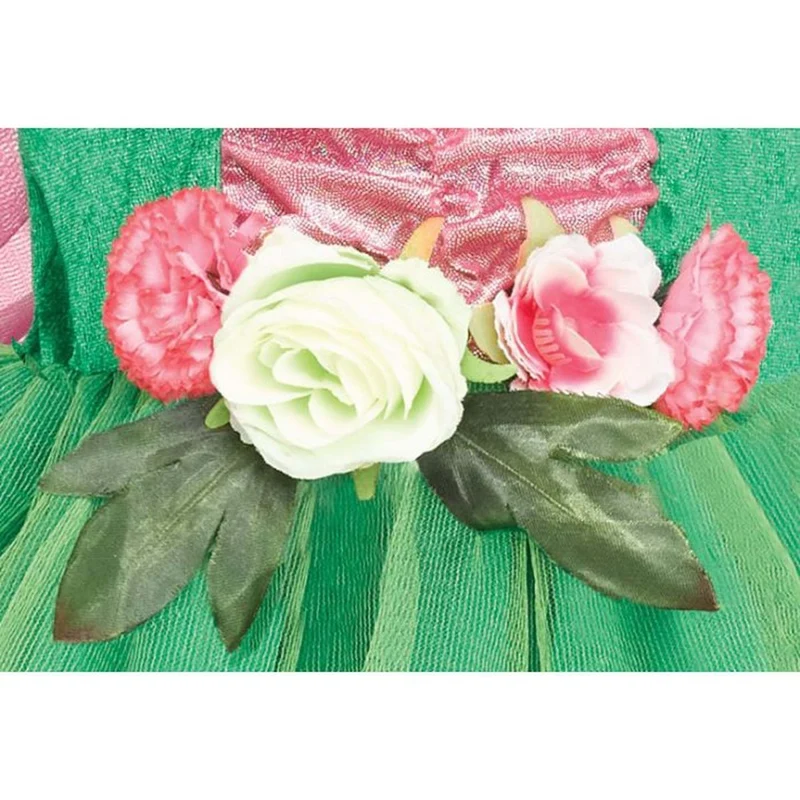 Woodland Fairy Costume for Toddlers, Green and Pink Dress