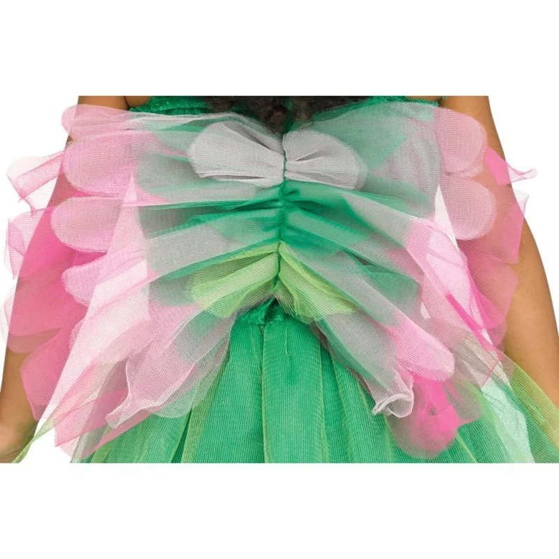 Woodland Fairy Costume for Toddlers, Green and Pink Dress