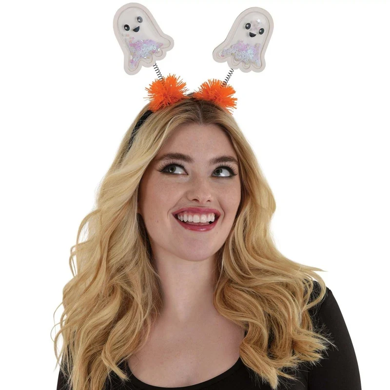 White Friendly Ghosts Headbopper for Adults