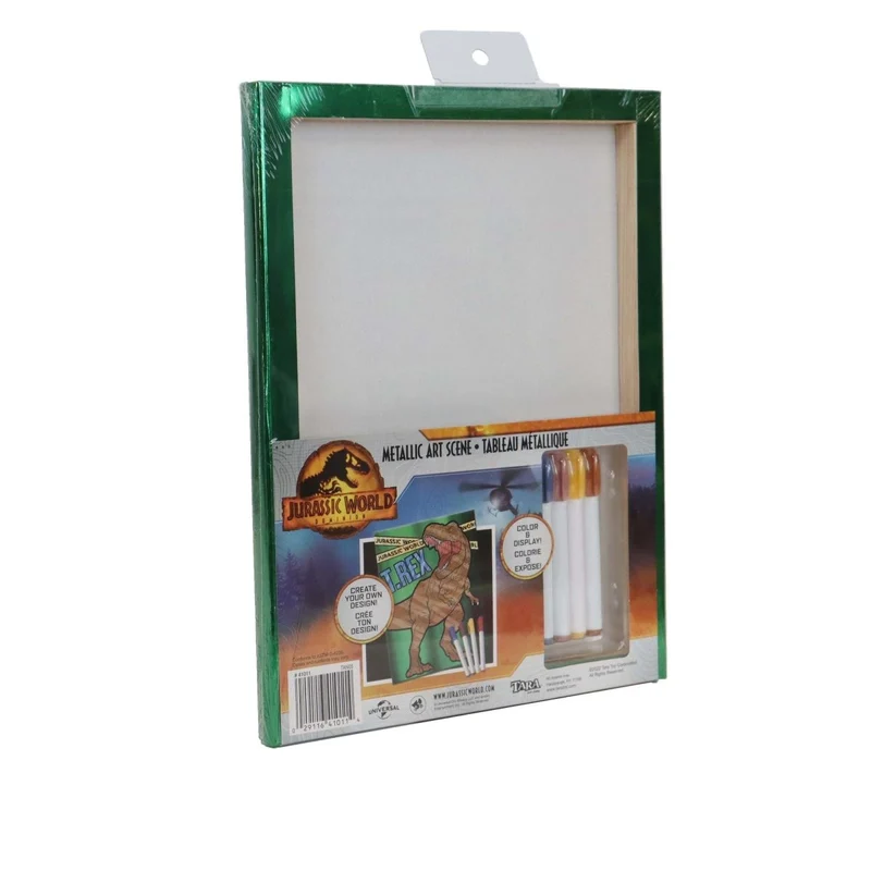Jurassic World T-Rex Metallic Art Scene, 1 Count