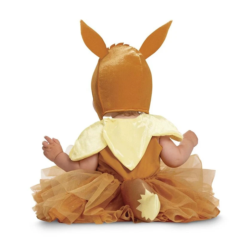 Pokémon Eevee Tutu Dress Costume for Babies and Toddlers, Brown Tutu Dress