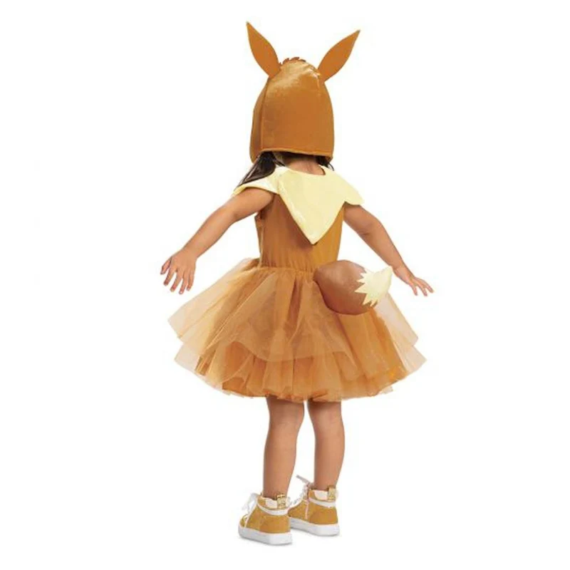 Pokémon Eevee Tutu Dress Costume for Babies and Toddlers, Brown Tutu Dress