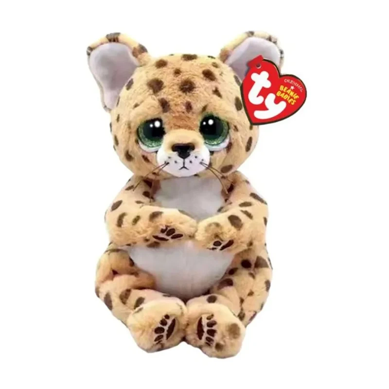 TY Beanie Bellies Leopard Plush, Lloyd, 8 Inches, 1 Count