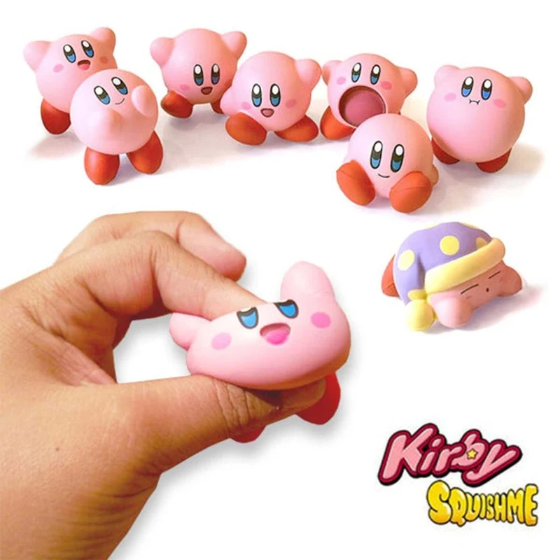 Nintendo Kirby Squish'Me Figurine, Assortment, 1 Count