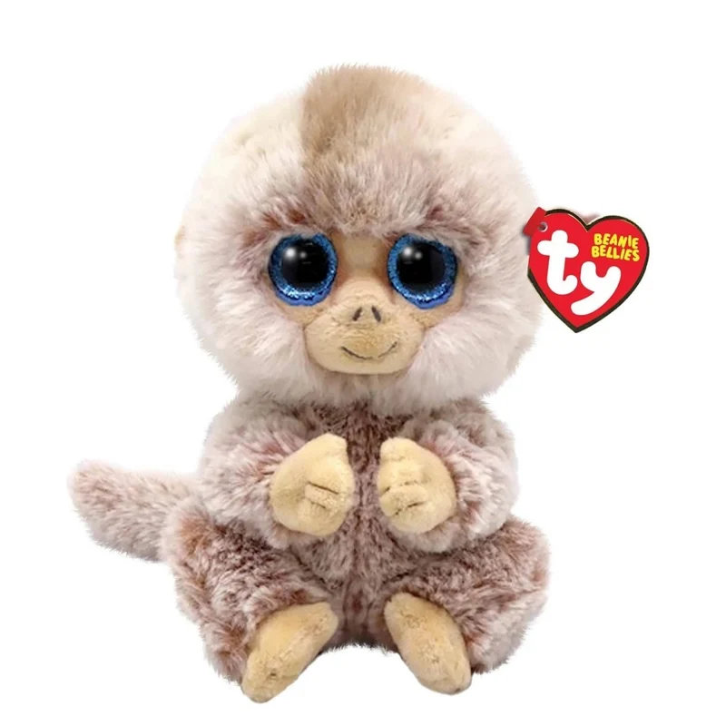 TY Beanie Bellies Monkey Plush, Stubby, 8 Inches, 1 Count