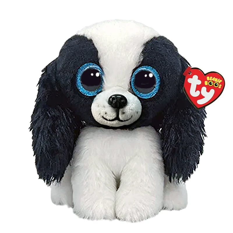 TY Beanie Boo Plush, Sissy the Dog, 6 Inches, 1 Count