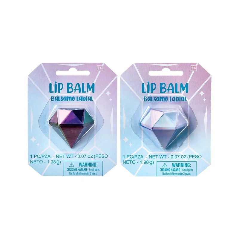 Gem Shaped Lip Balm, Assortment, 1 Count