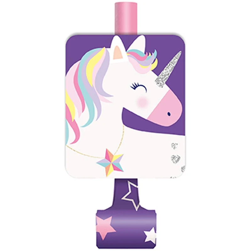 Unicorn Galaxy Birthday Blowouts, 8 Count