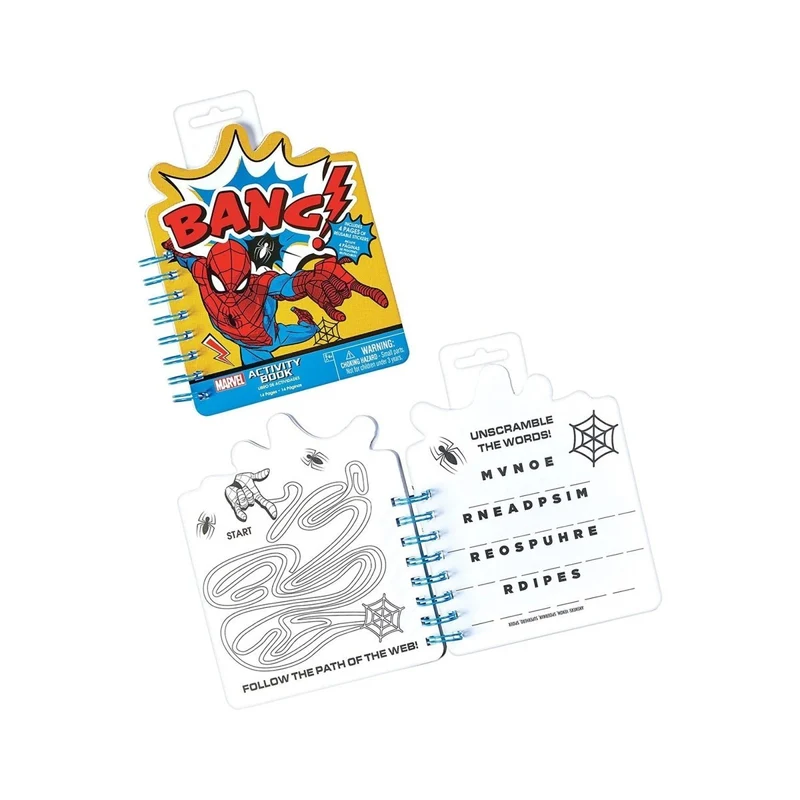 Marvel Spider-Man Sticker Activity Book, 6 x 5 Inches, 1 Count