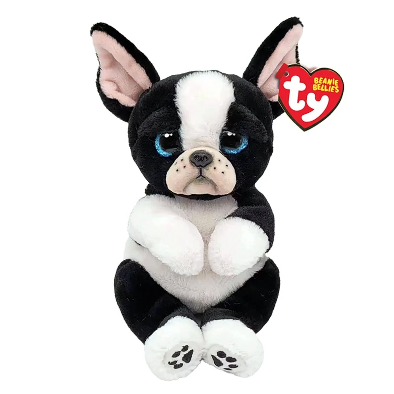 TY Beanie Bellies Dog Plush, Tink, 8 Inches, 1 Count