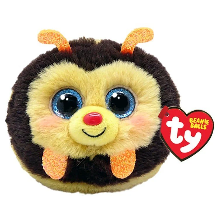 TY Beanie Balls Plush, Zinger, 4 Inches, 1 Count