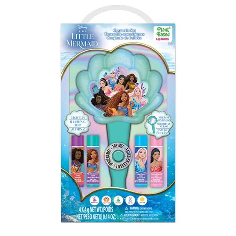Disney The Little Mermaid Lip Gloss with Mirror, 1 Count