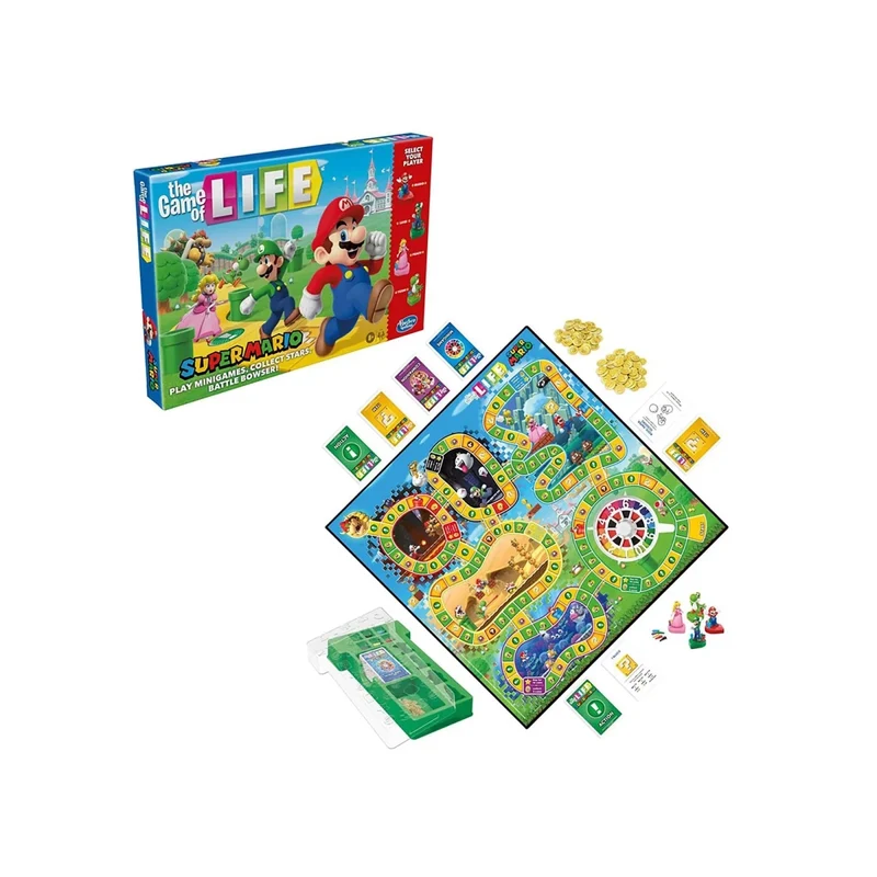 Nintendo Super Mario Game of Life, English Version, 1 Count