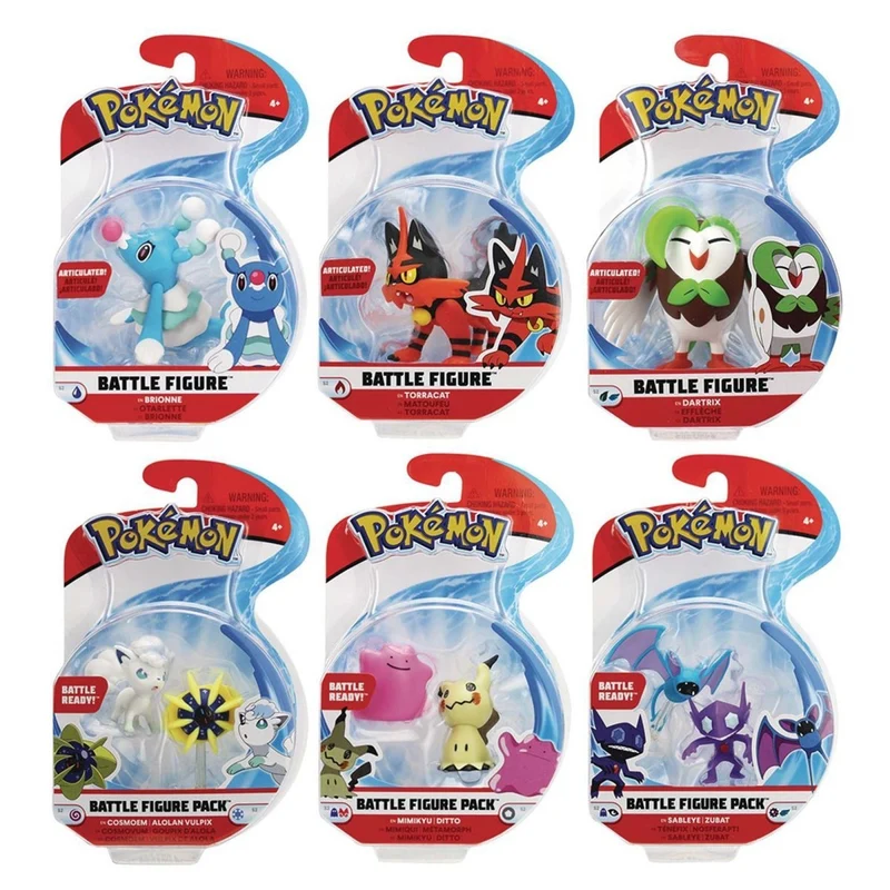 Pokémon Battle Figure, 2 Inches, Assortment, 1 Count