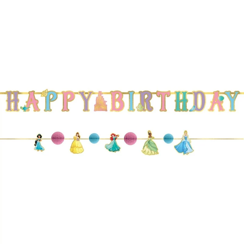 Disney Once Upon a Time Birthday Banner Kit, 72 x 6 1/2 Inches, 2 Count