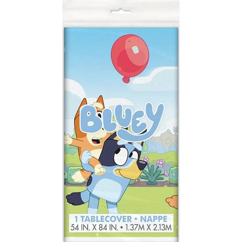 Bluey Plastic Tablecover, 54 x 84 Inches