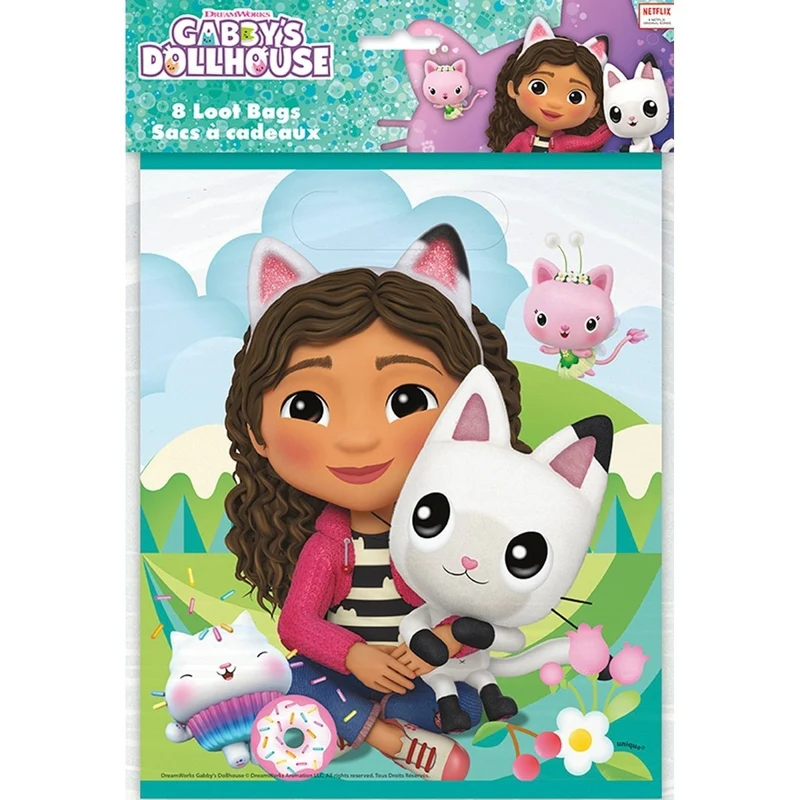 Gabby's Dollhouse Lootbags, 8 Count