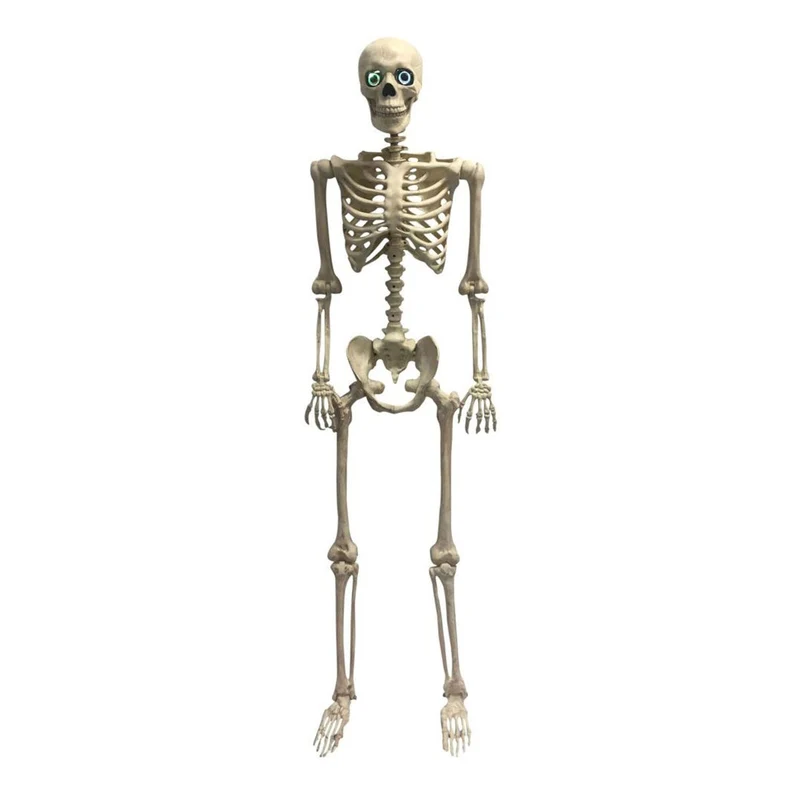 Animated Skeleton with Light Eyes, 60 Inches