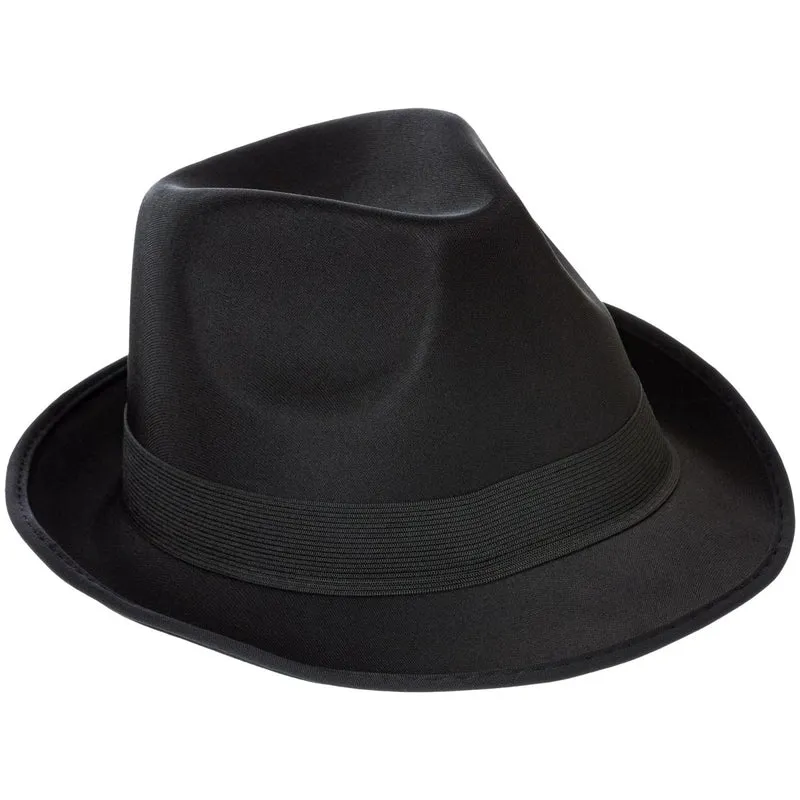 Fedora Hat Black for Adult