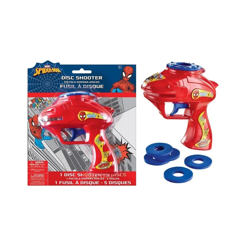 Marvel Spider-man Disc Shooter with 5 Discs, 1 Count