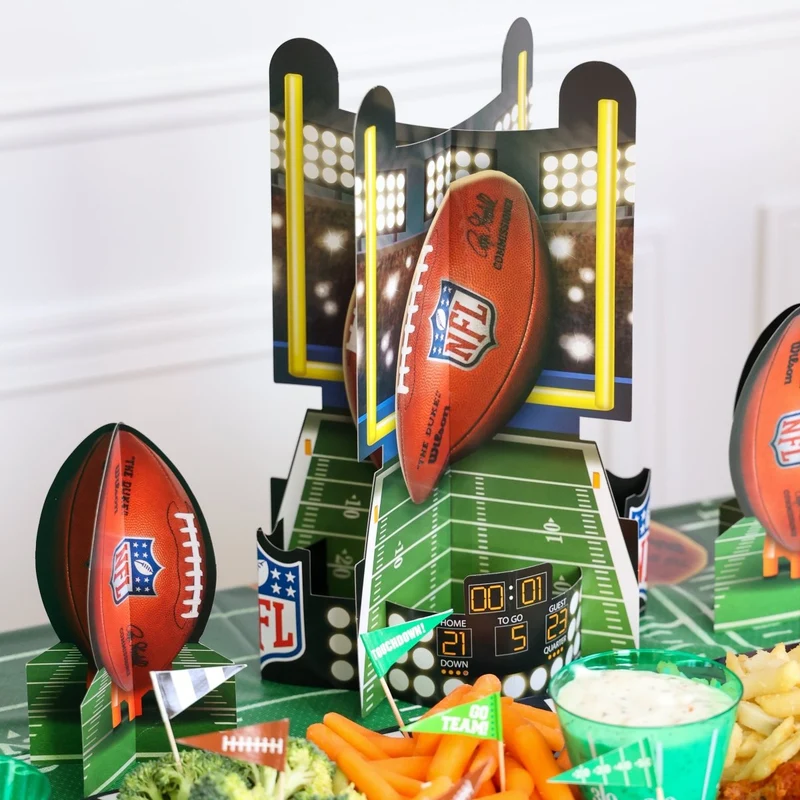 NFL Super Bowl Party Table Decorating Kit, 6 Count
