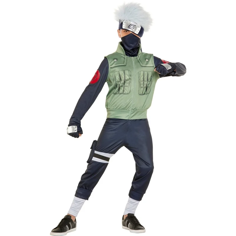Kakashi Anime Costume for Kids, Naruto Shippuden