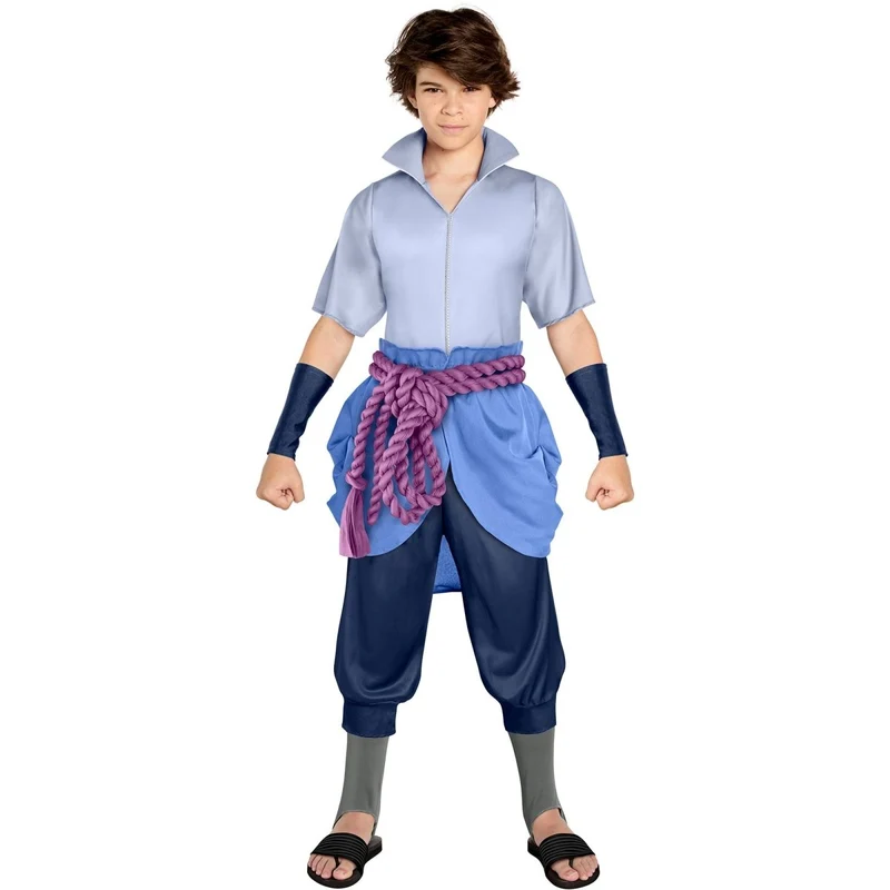 Sasuke Anime Costume for Kids, Naruto Shippuden
